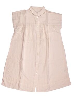 THE NINES at Hatch Ivory Maternity Dress XS | Button Front | Chic Minimal